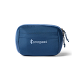 Cotopaxi Viaje Tech Organizer with multiple compartments for cables, chargers, and electronic accessories in vibrant colors.