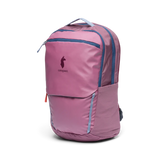 Cotopaxi Allpa 26L Daypack in blue spruce and abyss colors, featuring multiple compartments and adjustable shoulder straps.