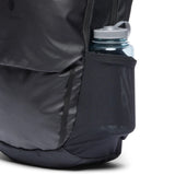 Cotopaxi Allpa 26L Daypack in blue spruce and abyss colors, featuring multiple compartments and adjustable straps for outdoor use
