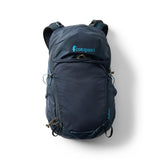 Cotopaxi Elqui 24L backpack with colorful kale pattern, adjustable straps, and multiple compartments for daily use.