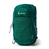Cotopaxi Elqui 24L Backpack in vibrant kale colors, featuring adjustable straps and multiple compartments for daily use.