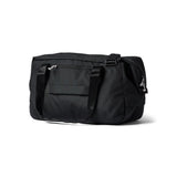 Black Cotopaxi Viaje 35L travel duffel bag with durable fabric and shoulder straps, designed for versatile travel and storage.
