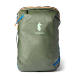 Cotopaxi Allpa 35L travel backpack with padded shoulder straps, multiple compartments, and durable fabric for versatile travel use.
