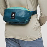 Cotopaxi Coso 2L Hip Pack waist pack in Abyss Coastal color, featuring adjustable strap and compact design for everyday use.