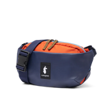 Cotopaxi Coso 2L Hip Pack waist pack in maritime canyon color, featuring adjustable strap and compact storage for everyday use.