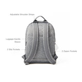 Dagne Dover Dakota Neoprene Backpack in medium size with sleek black design and adjustable straps, suitable for daily use.