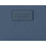 Dagne Dover Micah Neoprene Crossbody Bag in black with adjustable strap and zippered compartments, stylish and functional.