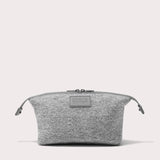 Small Dagne Dover Hunter Toiletry Bag in dark moss color, featuring compact design for travel organization.
