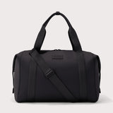 Dagne Dover Landon Neoprene Carryall Bag in Onyx, large duffel bag with handles and spacious interior for travel or gym use