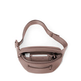 Dagne Dover Ace Neoprene Fanny Pack in dune color, featuring adjustable strap and compact design for hands-free convenience.