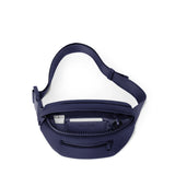Dagne Dover Ace Neoprene Fanny Pack in Dune color, featuring adjustable strap and compact design for hands-free convenience.