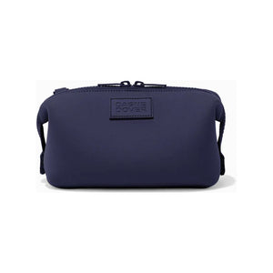 Large Dagne Dover Hunter Toiletry Bag in black with multiple compartments for travel essentials and personal care items.