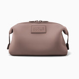 Large Dagne Dover Hunter Toiletry Bag in black with multiple compartments and a sleek, durable design for travel organization.