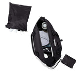 Dagne Dover Landon Carryall Medium bag in black with adjustable shoulder strap and multiple compartments, stylish and functional.