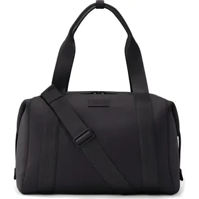 Large Dagne Dover Landon Carryall bag in black with multiple compartments and sturdy handles, ideal for everyday use.