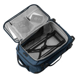 Black Eagle Creek Gear Warrior XE 2-wheel convertible carry-on luggage with sturdy design and multiple compartments.