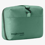 Blue Eagle Creek PACK-IT™ Hanging Toiletry Kit with multiple compartments and hanging hook for organized travel storage.