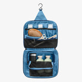 Blue Eagle Creek PACK-IT™ Hanging Toiletry Kit with multiple compartments and a hook for travel organization.