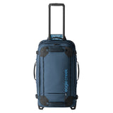 Blue Eagle Creek Gear Warrior XE 2-wheel 27-inch luggage with durable hard shell and secure zipper, suitable for travel.
