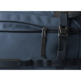 Blue Eagle Creek Gear Warrior XE 2-wheel 27-inch luggage with durable hard shell and ergonomic handle, ready for travel.