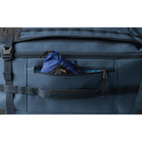 Blue Eagle Creek Gear Warrior XE 2-wheel 27-inch luggage with durable hard shell and four spinner wheels for easy travel.