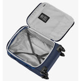 Black Eagle Creek Expanse 4-wheel 21.5-inch international carry-on luggage with durable hard shell and telescoping handle.