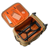 Black Eagle Creek Gear Warrior XE 4-wheel carry-on luggage with sturdy handles and four smooth-rolling wheels.