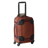 Black Eagle Creek Gear Warrior XE 4-wheel carry-on luggage with sturdy design and smooth rolling wheels for travel convenience.
