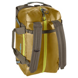 Eagle Creek Migrate Duffel 40L in black, showing durable fabric, zippers, and carrying handles for versatile travel storage.