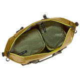 Eagle Creek Migrate Duffel 40L in black with carrying handles and shoulder strap, durable travel duffel bag for versatile use.