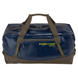 Eagle Creek Migrate Duffel 90L in black with sturdy handles and a spacious main compartment for travel or outdoor adventures.