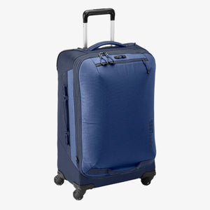 Eagle Creek Expanse 4-Wheel 26-inch 60L black travel suitcase with spinner wheels and durable fabric.