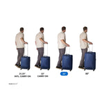 Black Eagle Creek Expanse 4-Wheel 26-inch 60L travel suitcase with durable design and four spinner wheels.