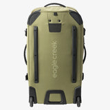Olive green Eagle Creek ORV 30-inch 115L travel trunk with sturdy wheels and secure handle for durable luggage storage.