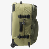 Olive green Eagle Creek ORV 30-inch 115L travel trunk with sturdy handle and wheels for easy transportation.