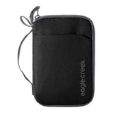 Black Eagle Creek Stash RFID Passport Wallet with multiple compartments and secure passport and card storage.