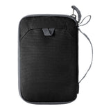 Black Eagle Creek Stash RFID Passport Wallet with multiple compartments and secure RFID blocking for travel protection.
