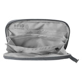 Black Eagle Creek Stash RFID Passport Wallet with multiple compartments and secure card slots for travel essentials.