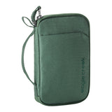 Black Eagle Creek Stash RFID Passport Wallet showing multiple compartments and secure passport and card storage.