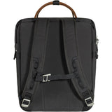 Fjallraven Haulpack No. 1 backpack in black with adjustable straps and sturdy design, featuring the Fjallraven logo on the front.