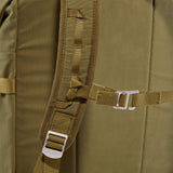 Fjallraven Haulpack No. 1 backpack with adjustable shoulder straps and front pocket, shown in detailed outdoor gear style.