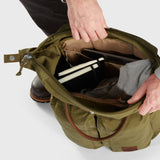 Fjallraven Haulpack No. 1 backpack with durable fabric, multiple compartments, and adjustable straps for outdoor use.