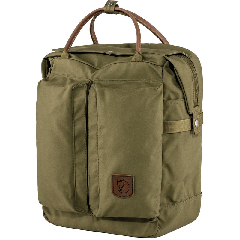 Fjallraven Haulpack No. 1 backpack with durable fabric and adjustable straps, shown in a sleek, modern design.