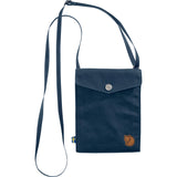 Black Fjallraven Pocket Bag crossbody bag with adjustable strap and zippered main compartment.