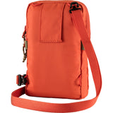 Fjallraven High Coast Pocket crossbody bag in Rowan Red with adjustable strap and minimalist design.
