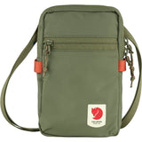 Fjallraven High Coast Pocket crossbody bag in Rowan Red, compact design with adjustable strap and front pocket.