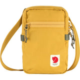 Fjallraven High Coast Pocket crossbody bag in Rowan Red, compact design with adjustable strap and front zipper pocket.
