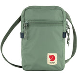 Fjallraven High Coast Pocket crossbody bag in Rowan Red, compact design with adjustable strap and zipper closure.