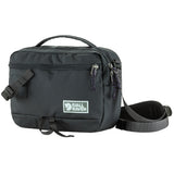 Fjallraven Vardag Shoulder Bag in violet and black, a stylish crossbody bag with a durable design and adjustable strap.