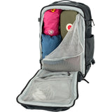 Fjallraven Farden Carry-on Pack travel backpack with multiple compartments and padded straps for comfortable carrying.